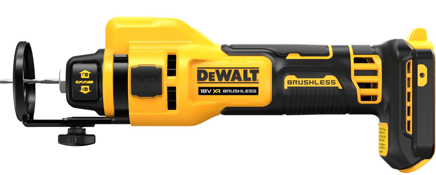 DEWALT 18V XR Aku vyrezávačka do sadrokartónu, bez aku DCE555N-XJ