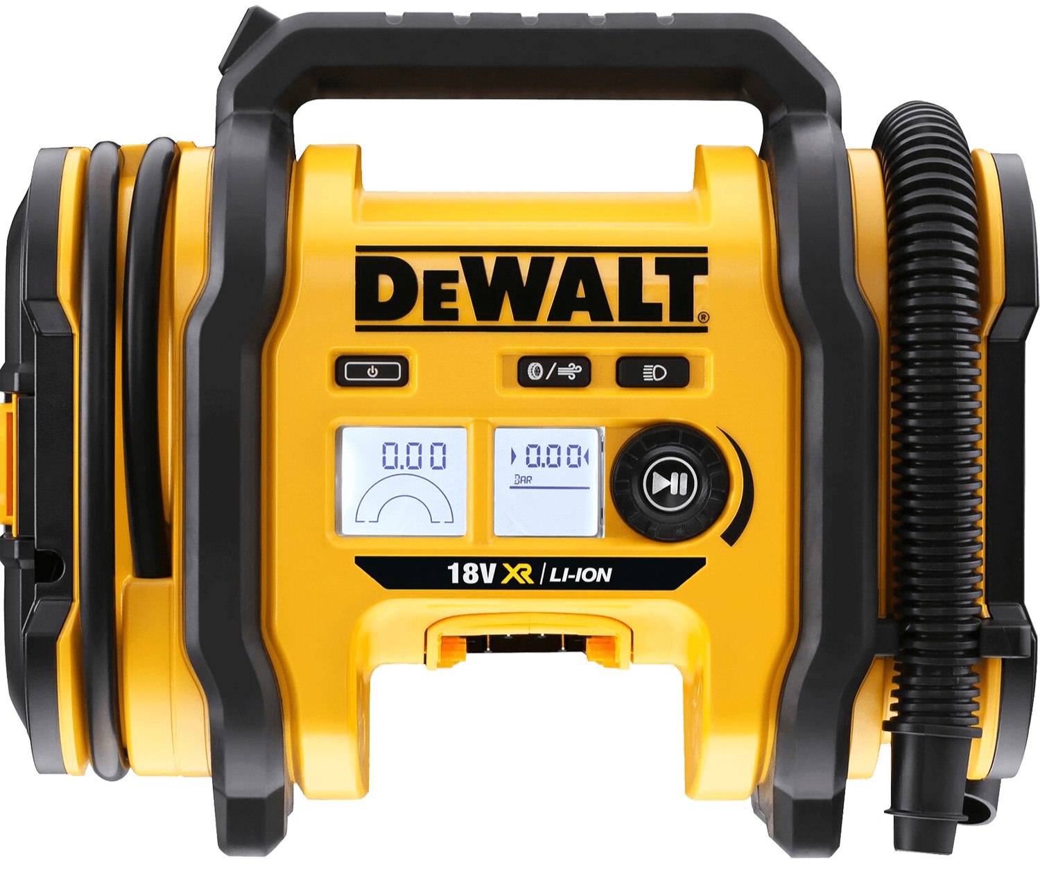 DEWALT 18V XR Aku kompresor,s internou 12V batériou s nabíjačkou na 220 V DCC018N-XJ