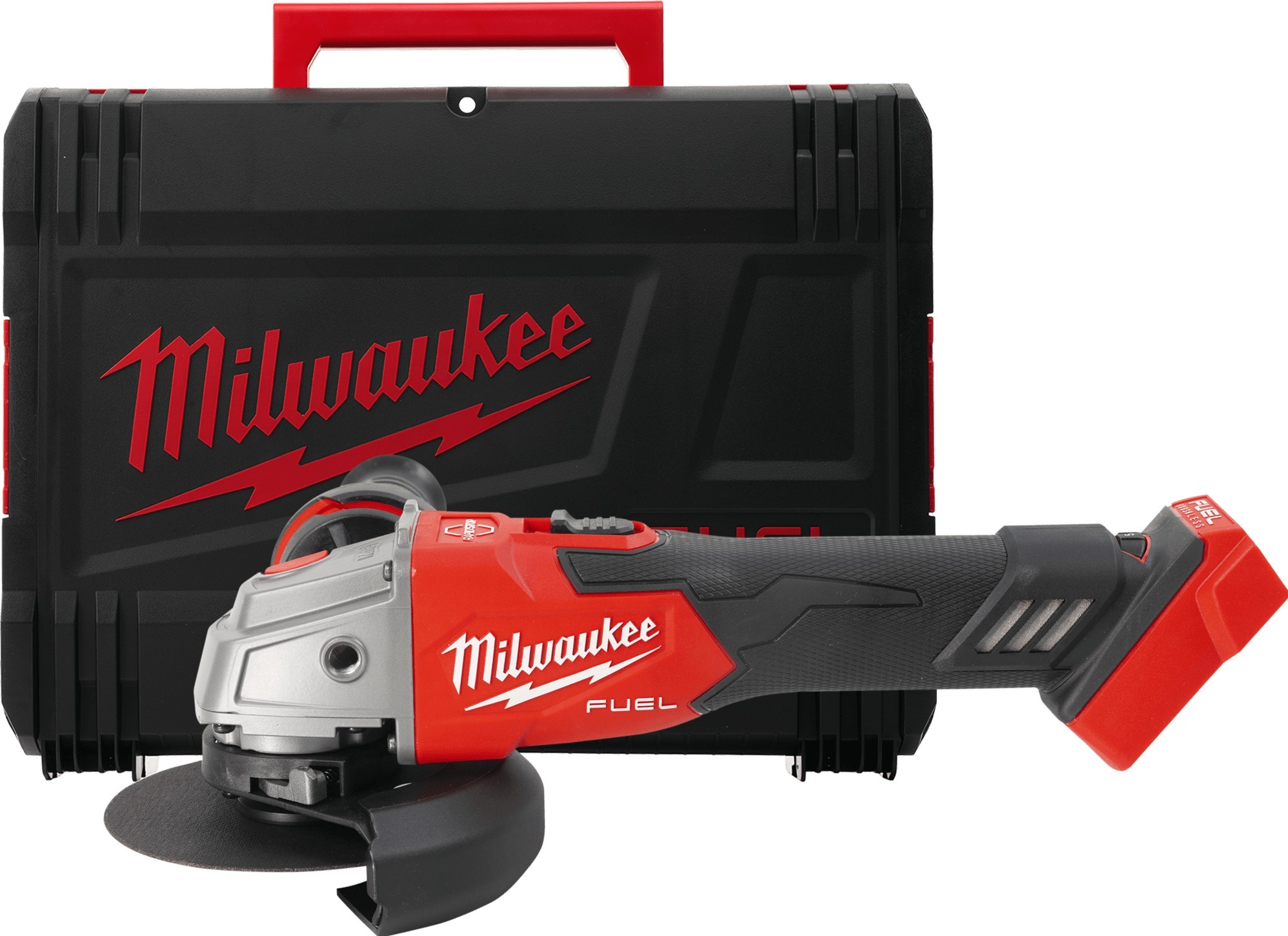 MILWAUKEE M18 FUEL™ 125 mm uhlová brúska s reguláciou a posuvným spínačom M18FSAGV125XB-0X