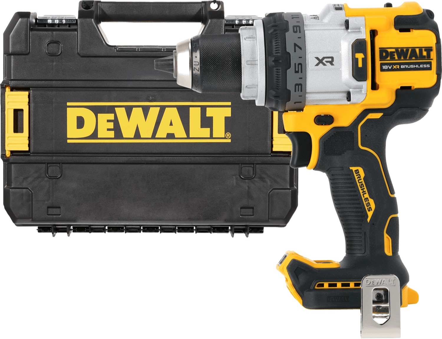 DEWALT 18V XR Aku vŕtačka s príklepom, bez aku DCD1007NT-XJ