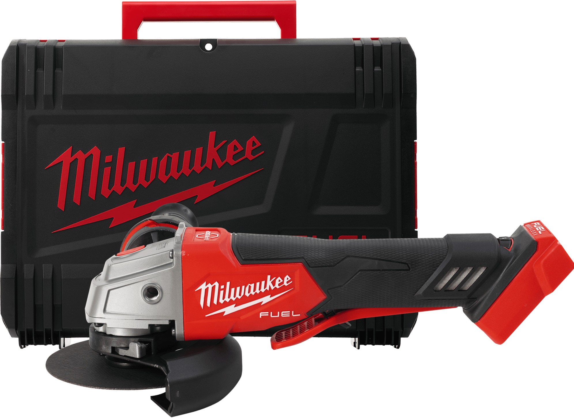 MILWAUKEE M18 FUEL™ 125 mm uhlová brúska s reguláciou a lopatkovým spínačom M18FSAGV125XPDB-0X