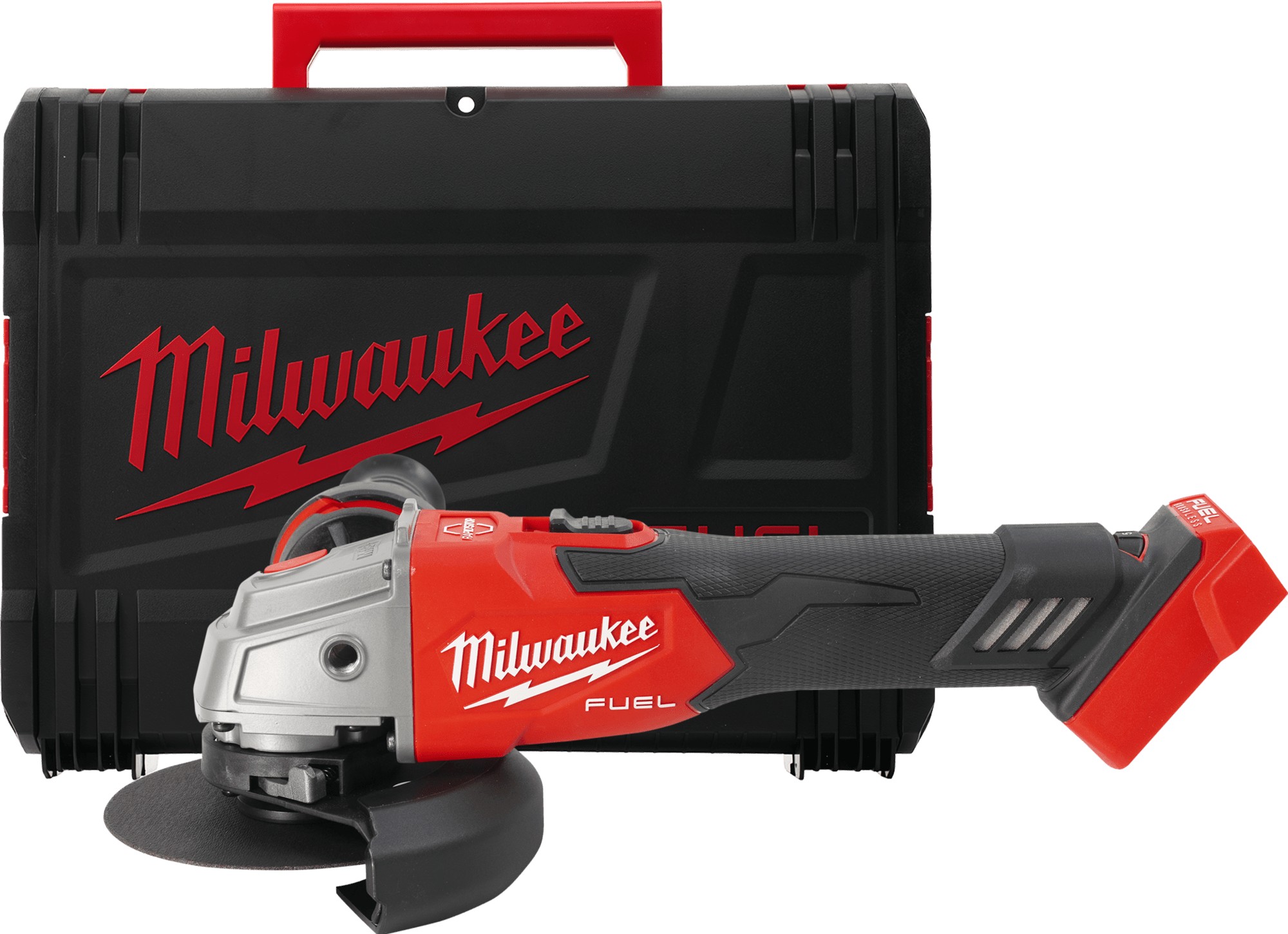 MILWAUKEE M18 FUEL™ 125 mm uhlová brúska s reguláciou a posuvným spínačom M18FSAGV125XB-0X