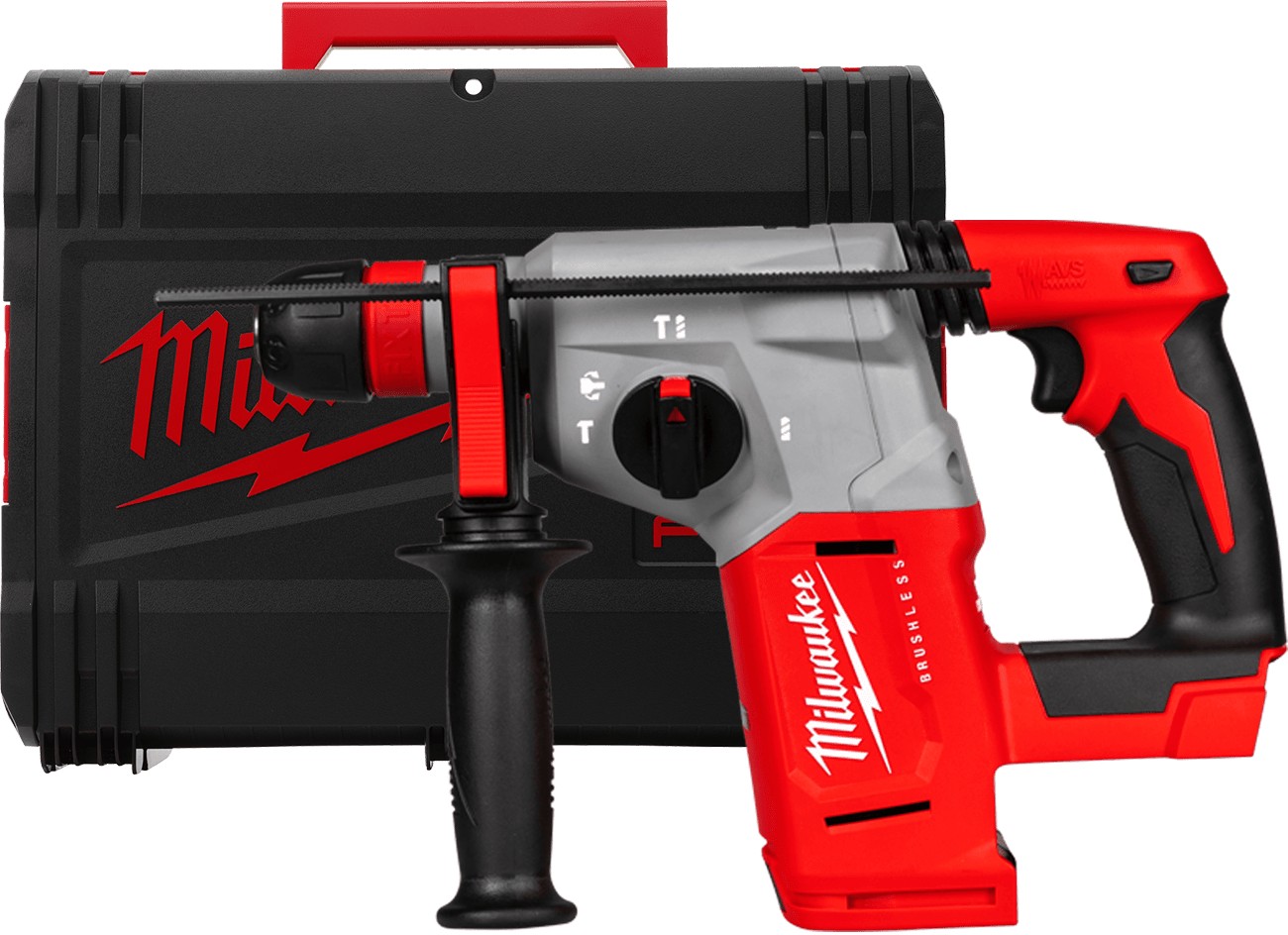 MILWAUKEE M18™ SDS-Plus vŕtacie kladivo 4-režimové s FIXTEC™ M18BLHX-0X