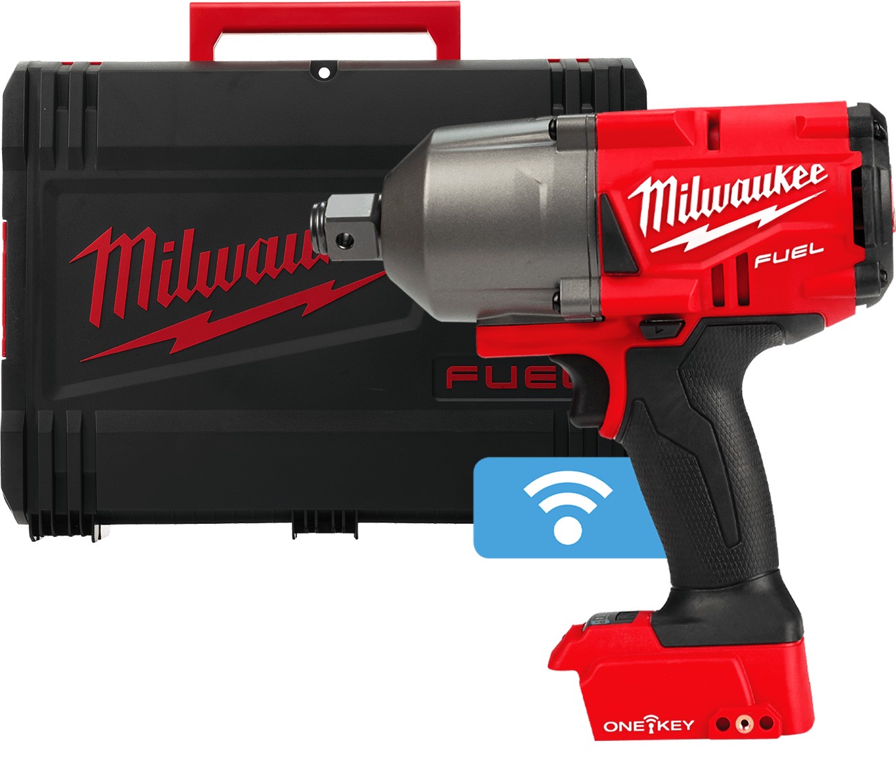 MILWAUKEE M18 FUEL™ ONE-KEY™ 3/4” Aku rázový uťahovák s poistným krúžkom M18ONEFHIWF34-0X