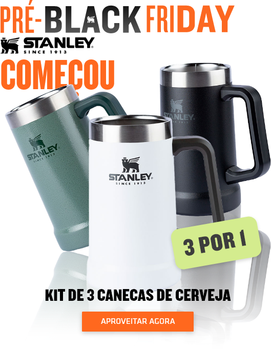 KIT DE 3 CANECAS DE CERVEJA