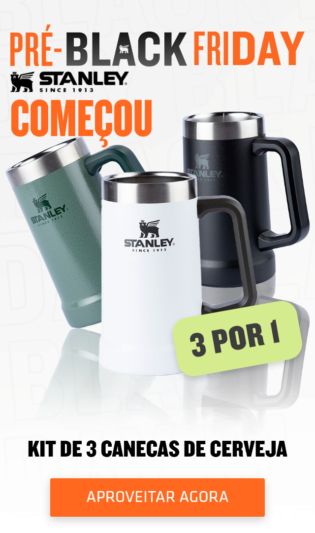 KIT DE 3 CANECAS DE CERVEJA