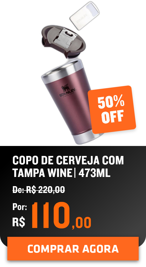 COPO DE CERVEJA COM TAMPA WINE | 473ML