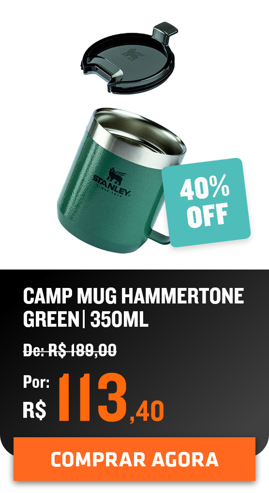 CAMP MUG HAMMERTONE GREEN | 350ML