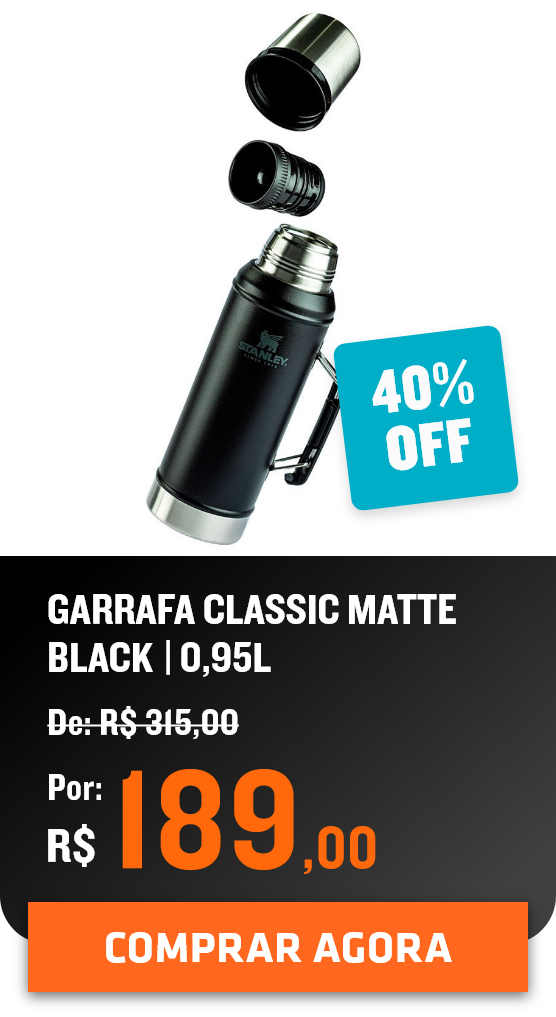 GARRAFA CLASSIC MATTE BLACK  | 0,95L