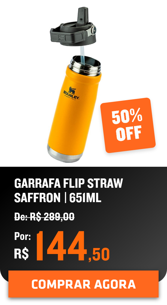 GARRAFA FLIP STRAW SAFFRON   | 651ML