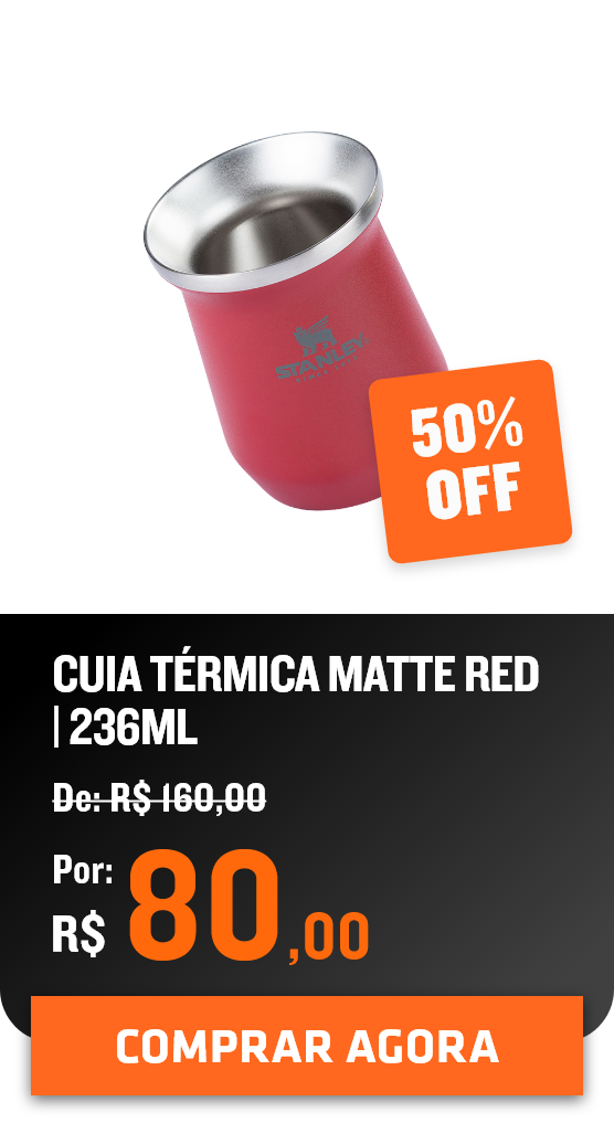 CUIA TÉRMICA MATTE RED | 236ML