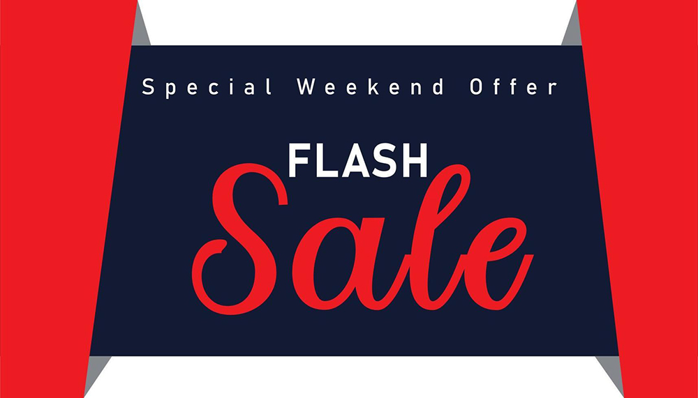 weekend flash sale