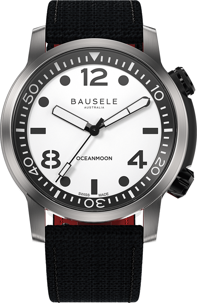 Image of Bausele 42mm Starbuy Blanc et Noir