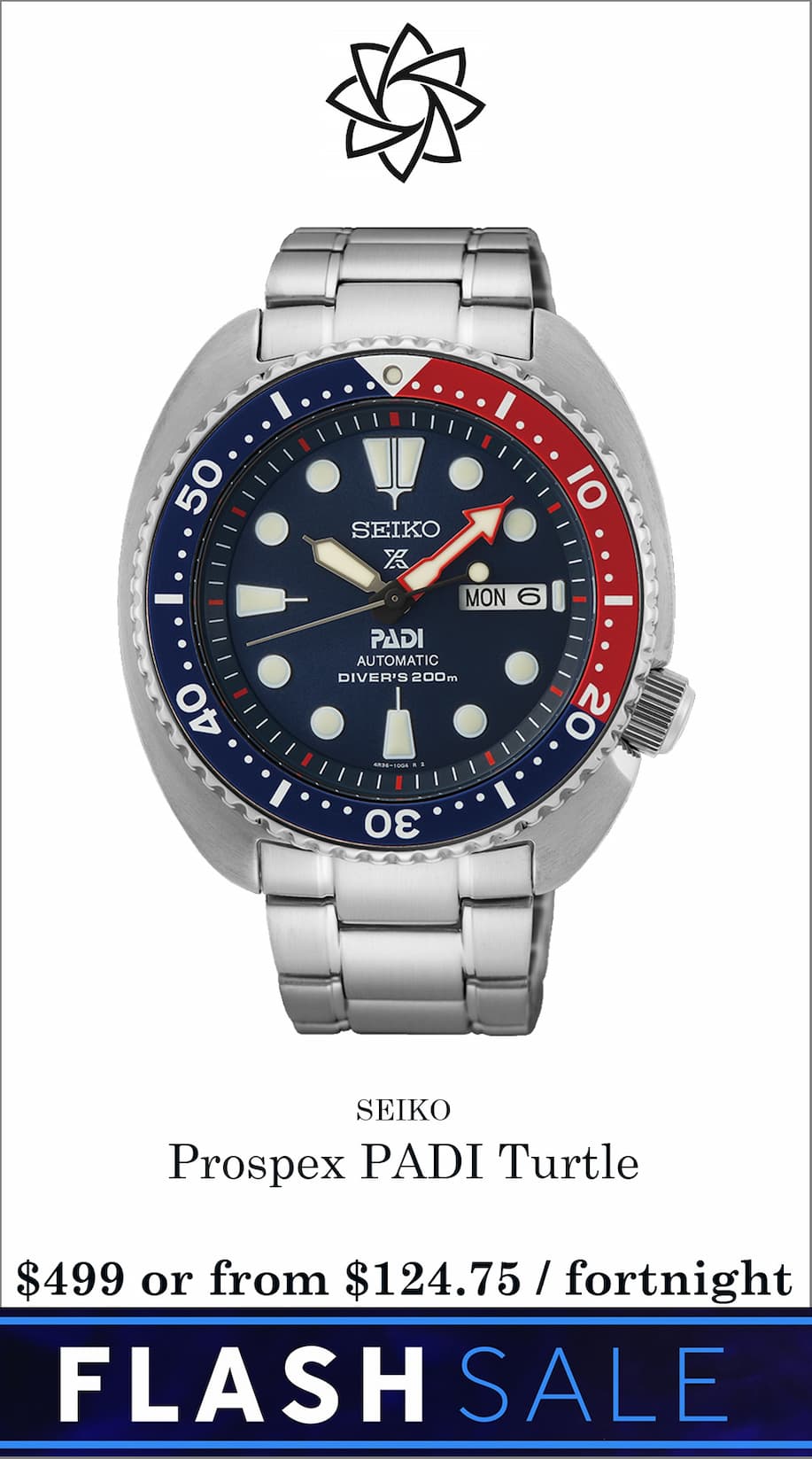 seiko padi turtle watch