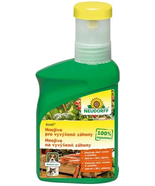 Hnojivo Azet Neudorff - pro vyvýšené záhony - 250 ml