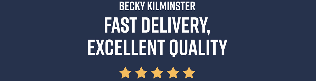 Becky Kilminster Fast delivery, excellent quality