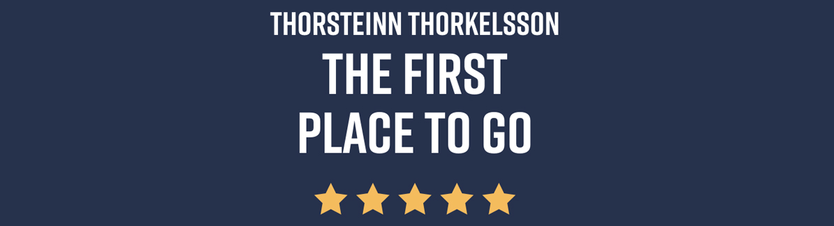 Thorsteinn Thorkelsson The first place to go