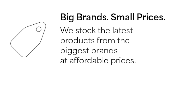 Big Brands. Small Prices.