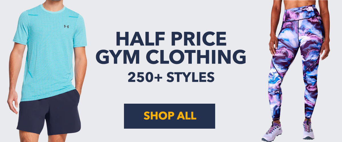 Half price gym clothing