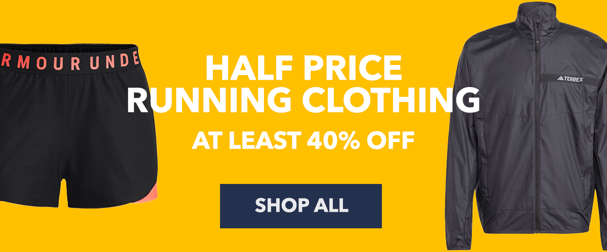 Half price running clothing