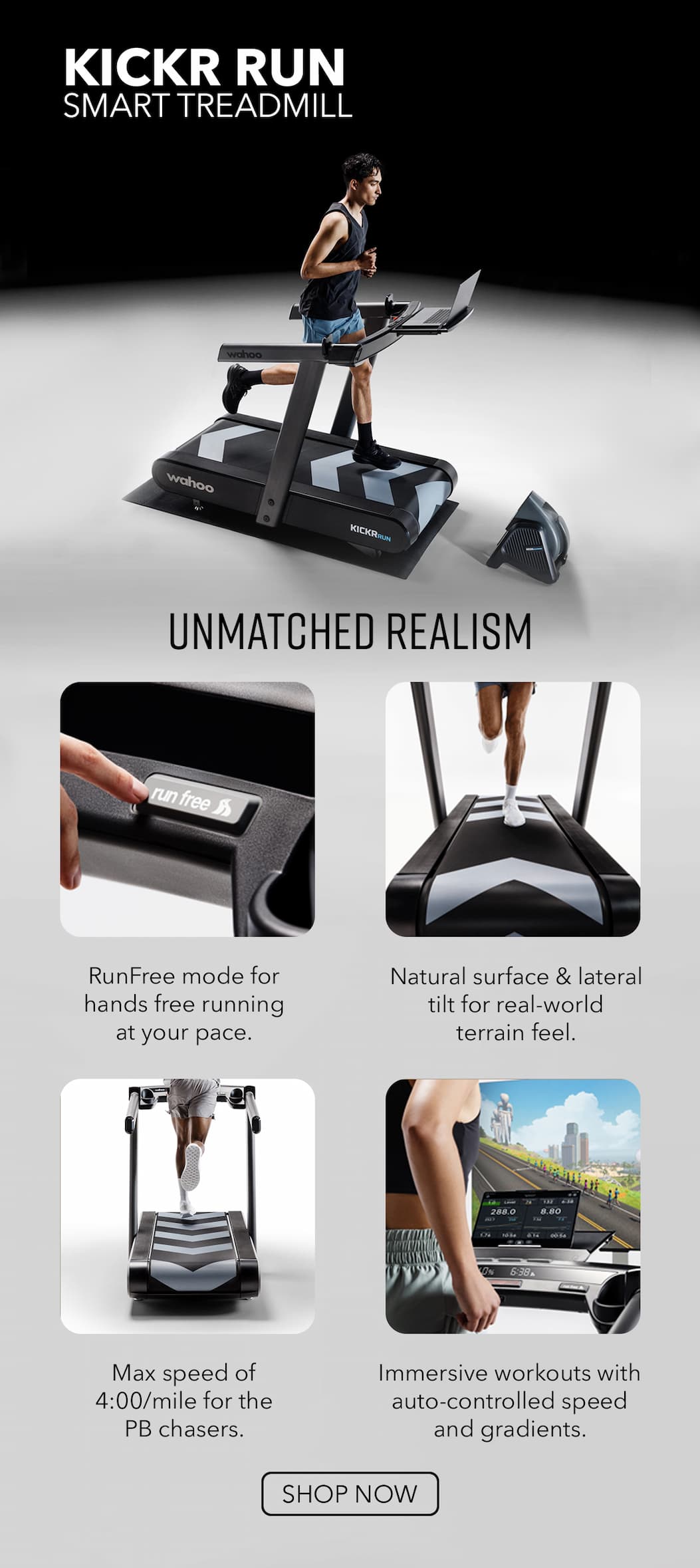 Kickr Run Smart Treadmill