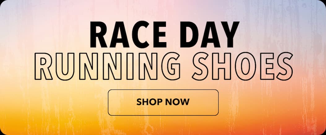 Race day running shoes