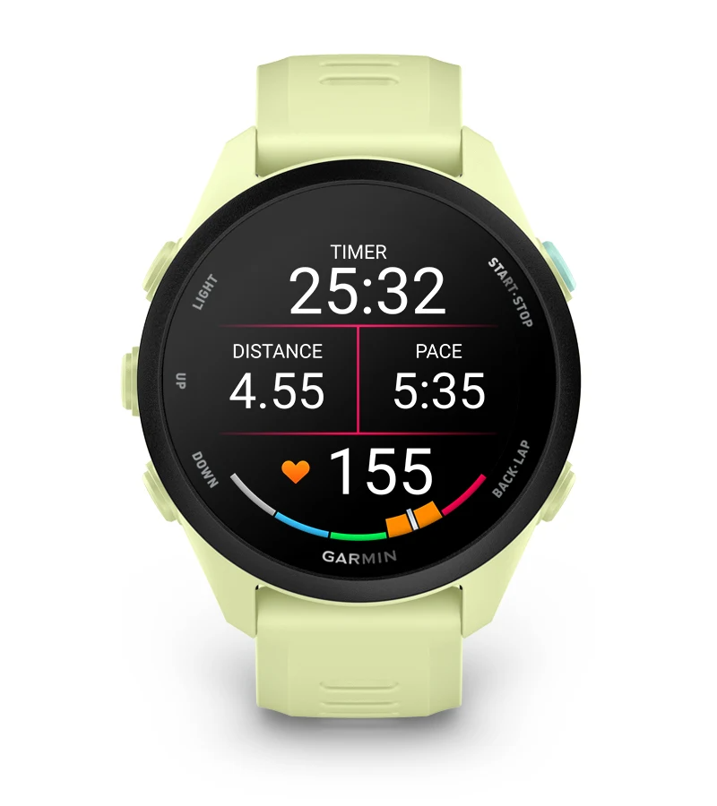 Pace, distance, heart rate