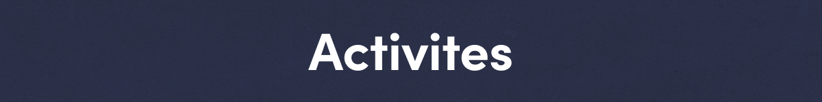 Activities Banner