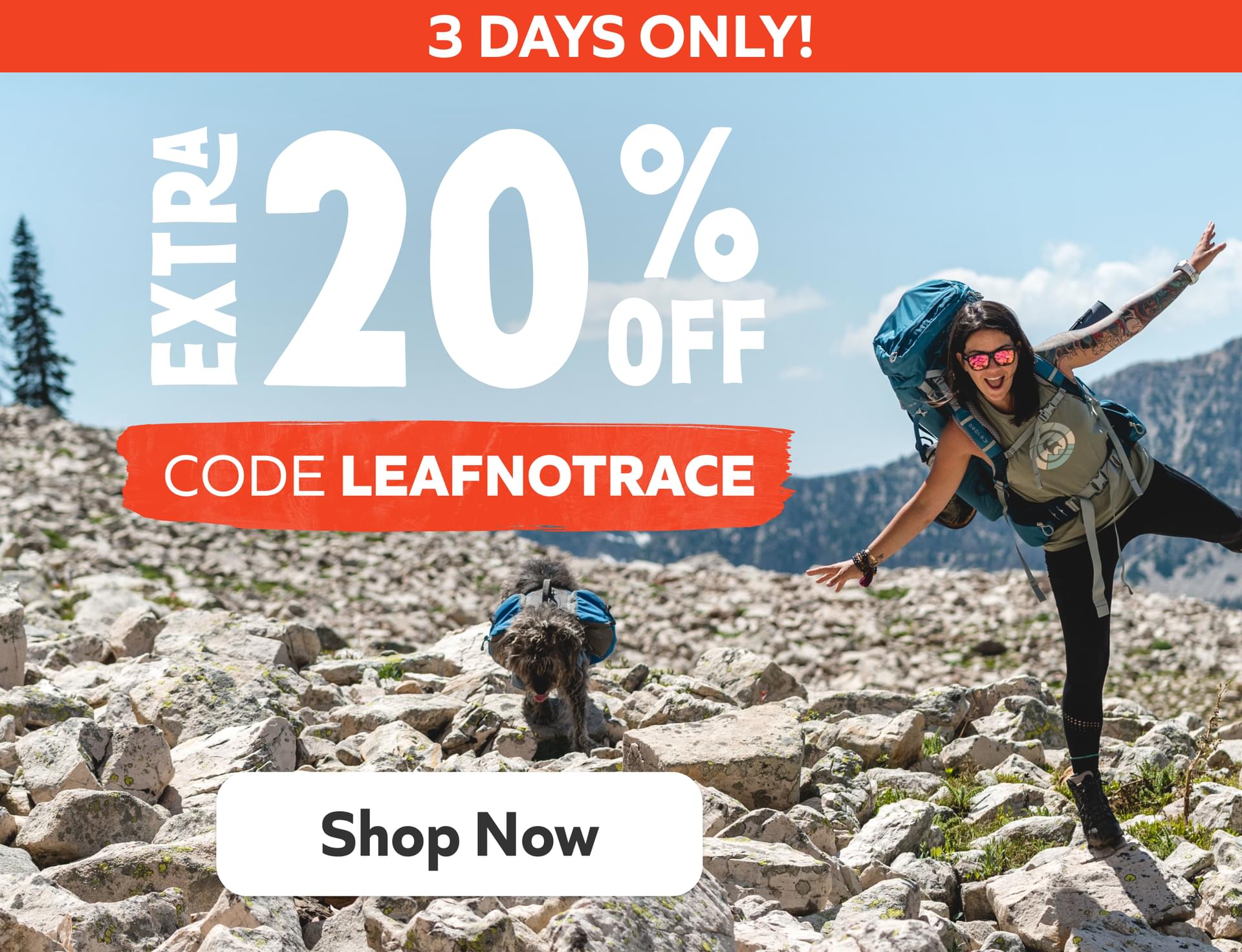 3 days only! Extra 20% off CODE LEAFNOTRACE. Shop Now!