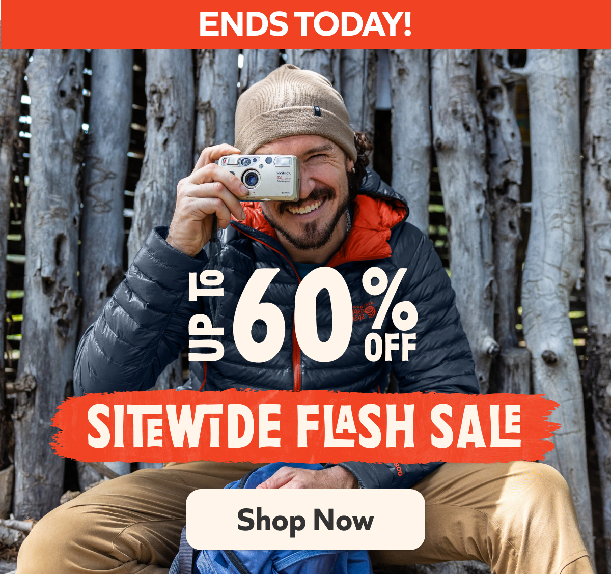 Ends today! Up to 60% off sitewide flash sale. Shop Now!