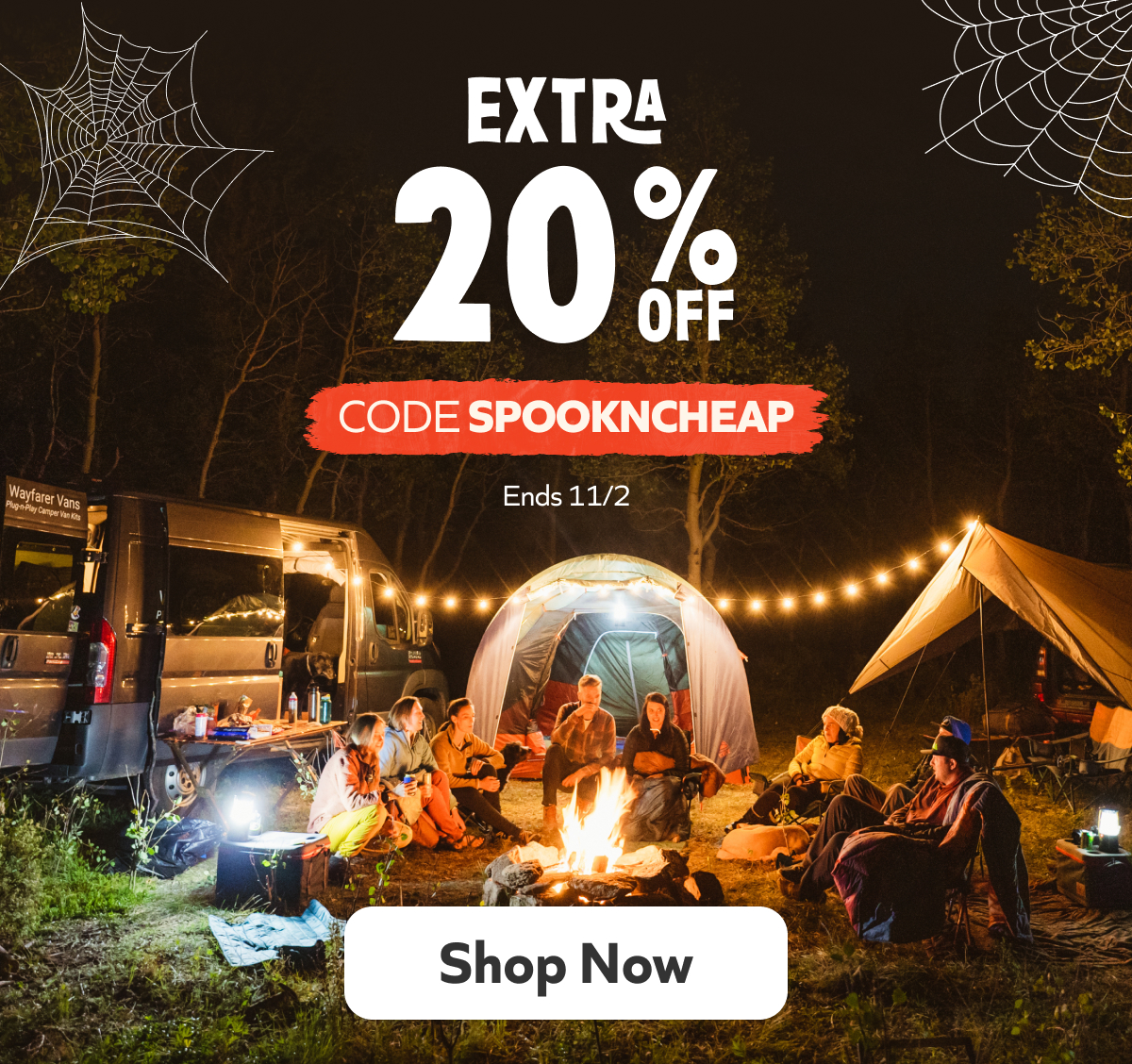 Extra 20% off! Code: SPOOKNCHEAP Ends 11/2. Shop Now!