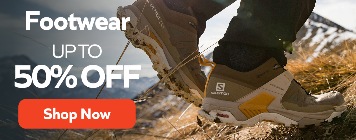 Footwear Up to 50% off- Shop Now!