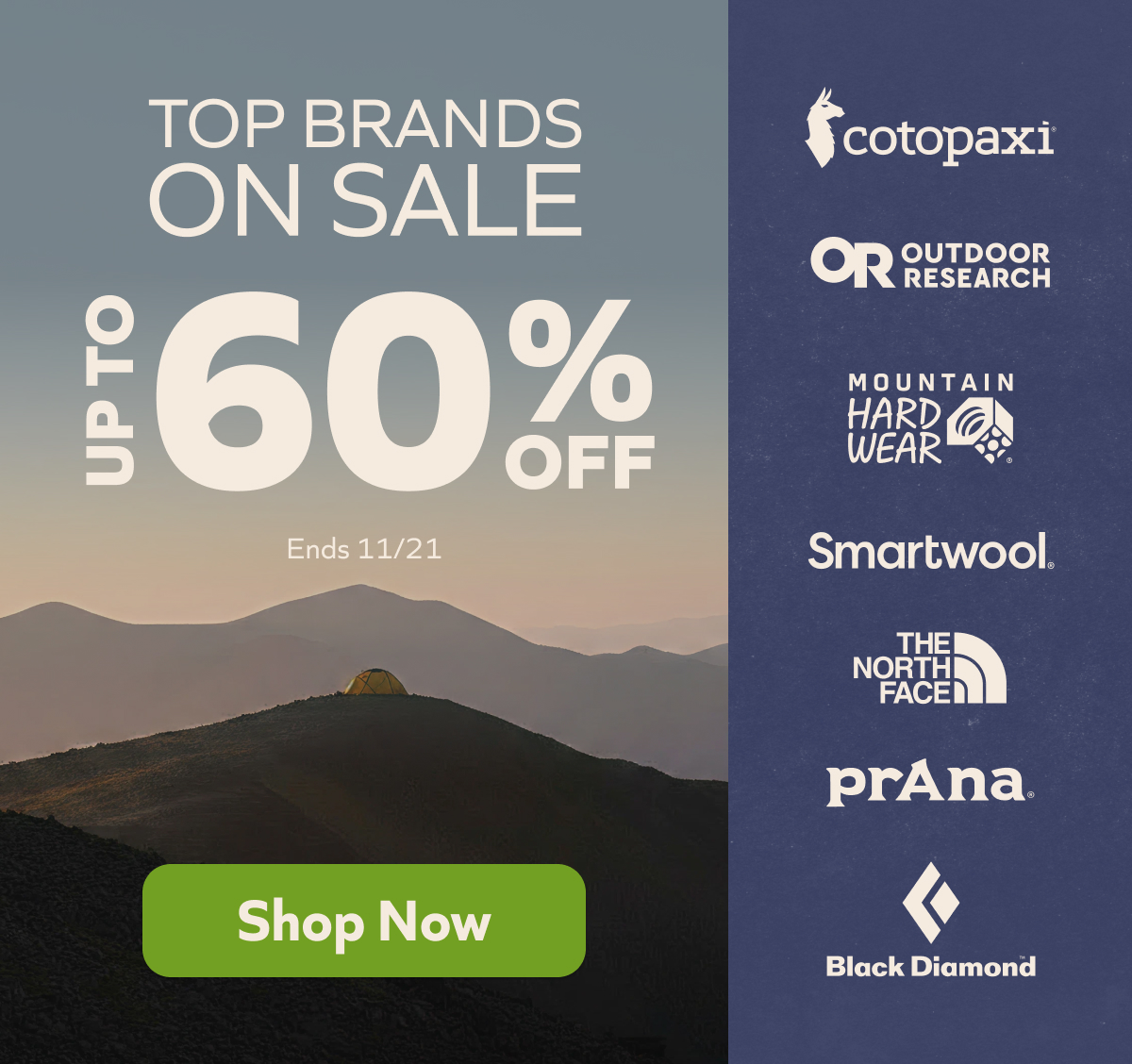 Top Brands on sale! Up to 60% off. Shop Now!