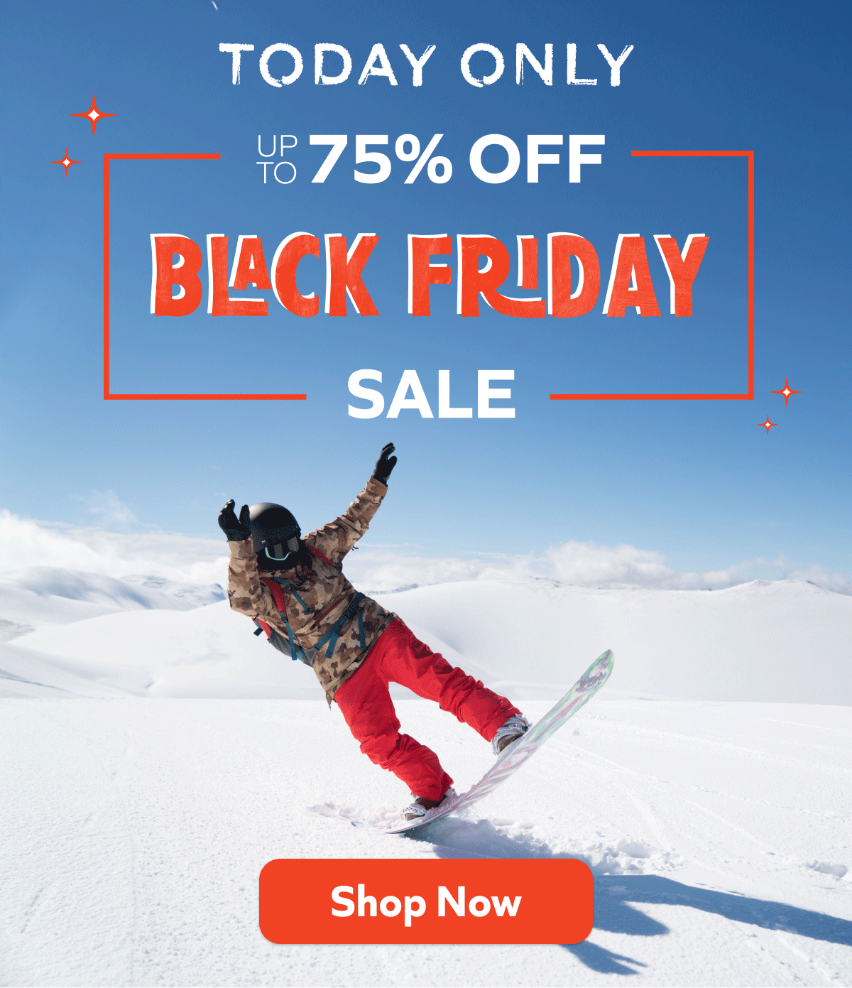 Today Only! Black Friday Sale: Up to 75 off. Shop Now!