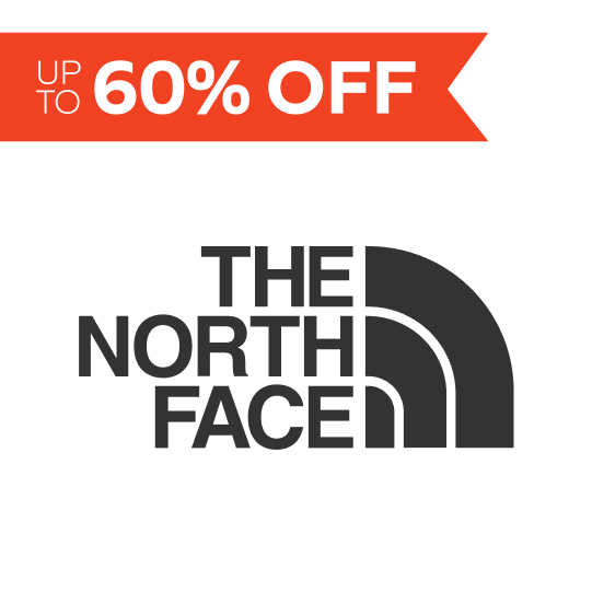 Up to 60% off- The North Face