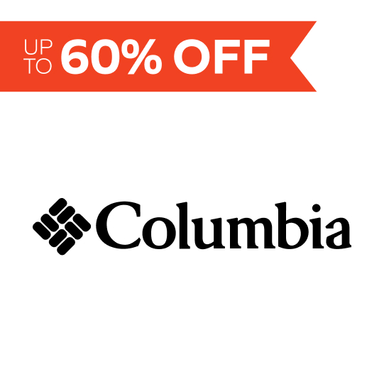 Up to 60 off- Columbia