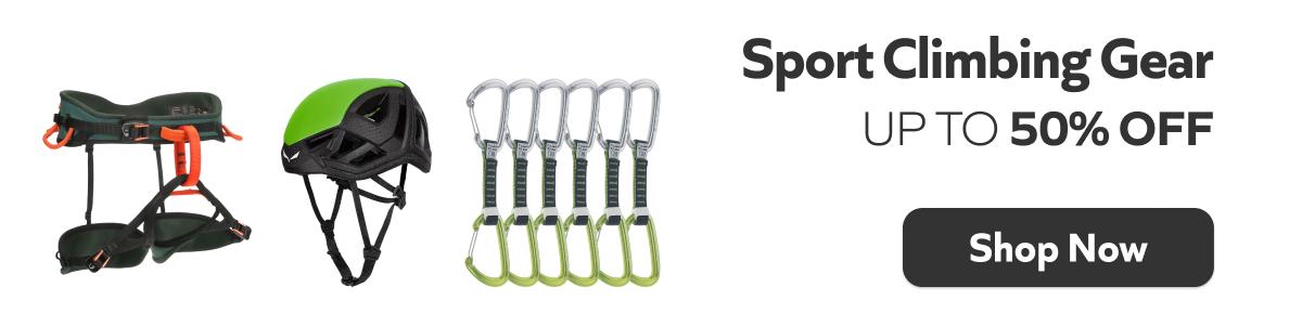 Sport Climbing Gear- Up to 50% off. Shop Now!
