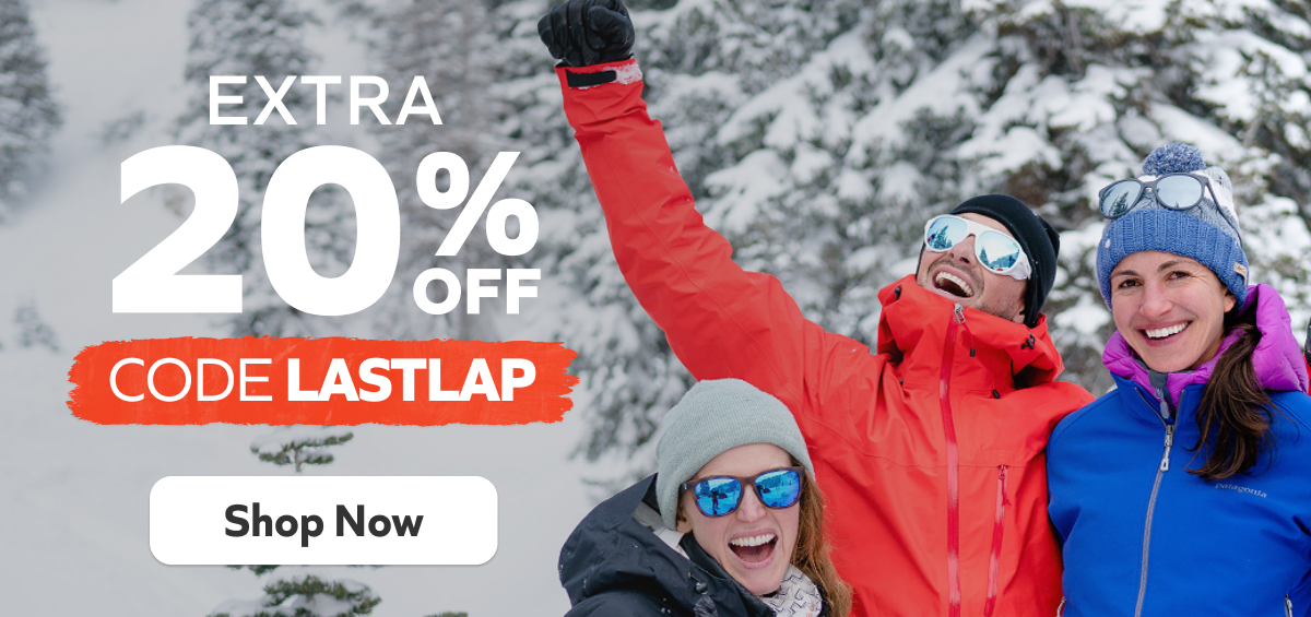 Extra 20% Off Select Styles: Use Code LASTLAP. Shop Now