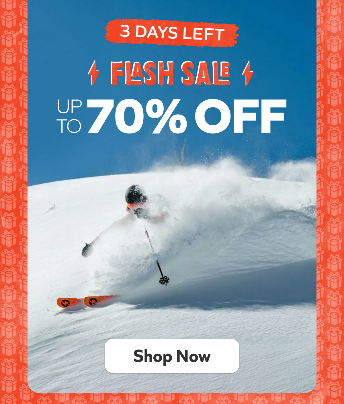 3 days left - Up to 70% off. Shop now!