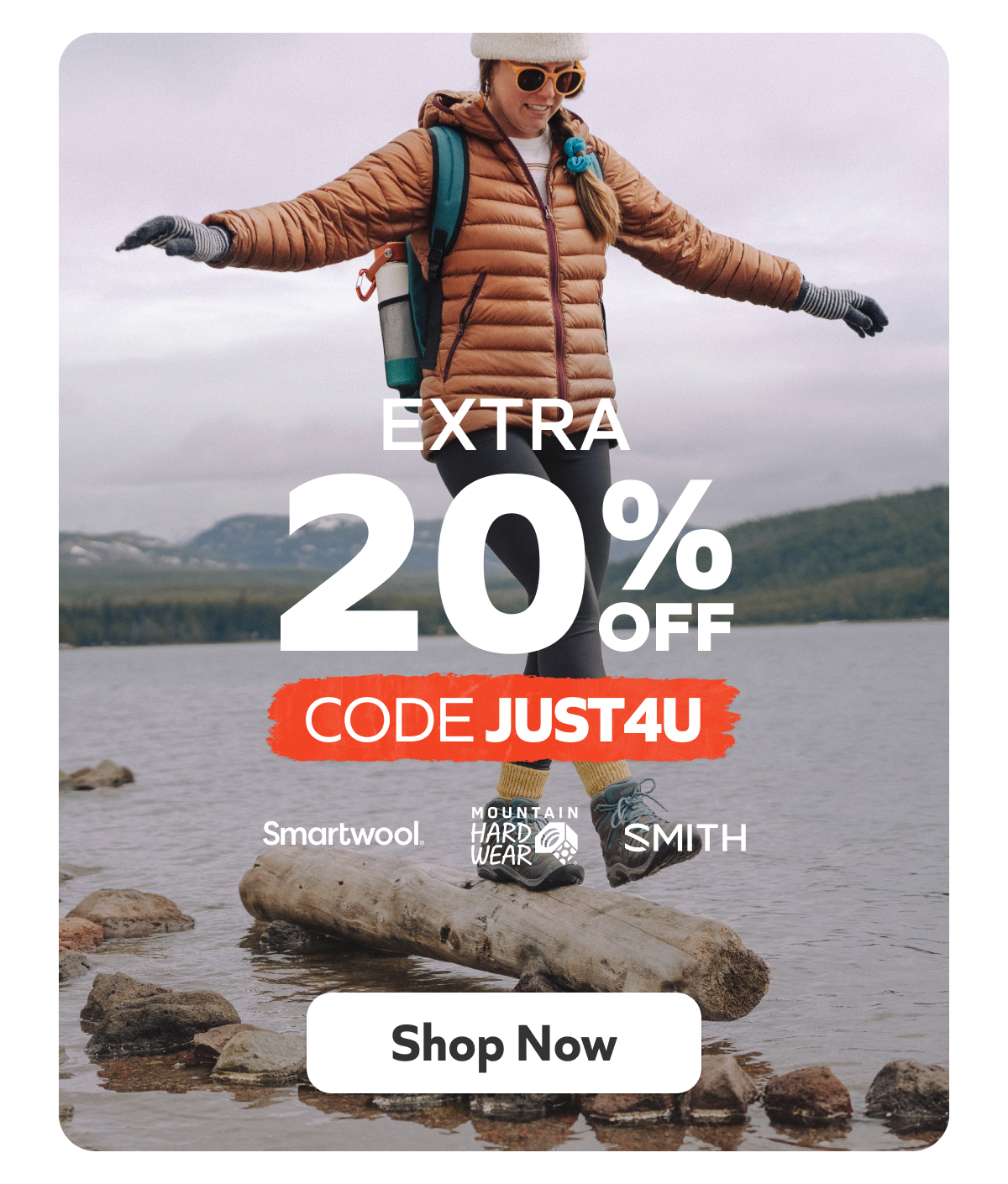 Extra 20% off with code JUST4U. Shop Now!
