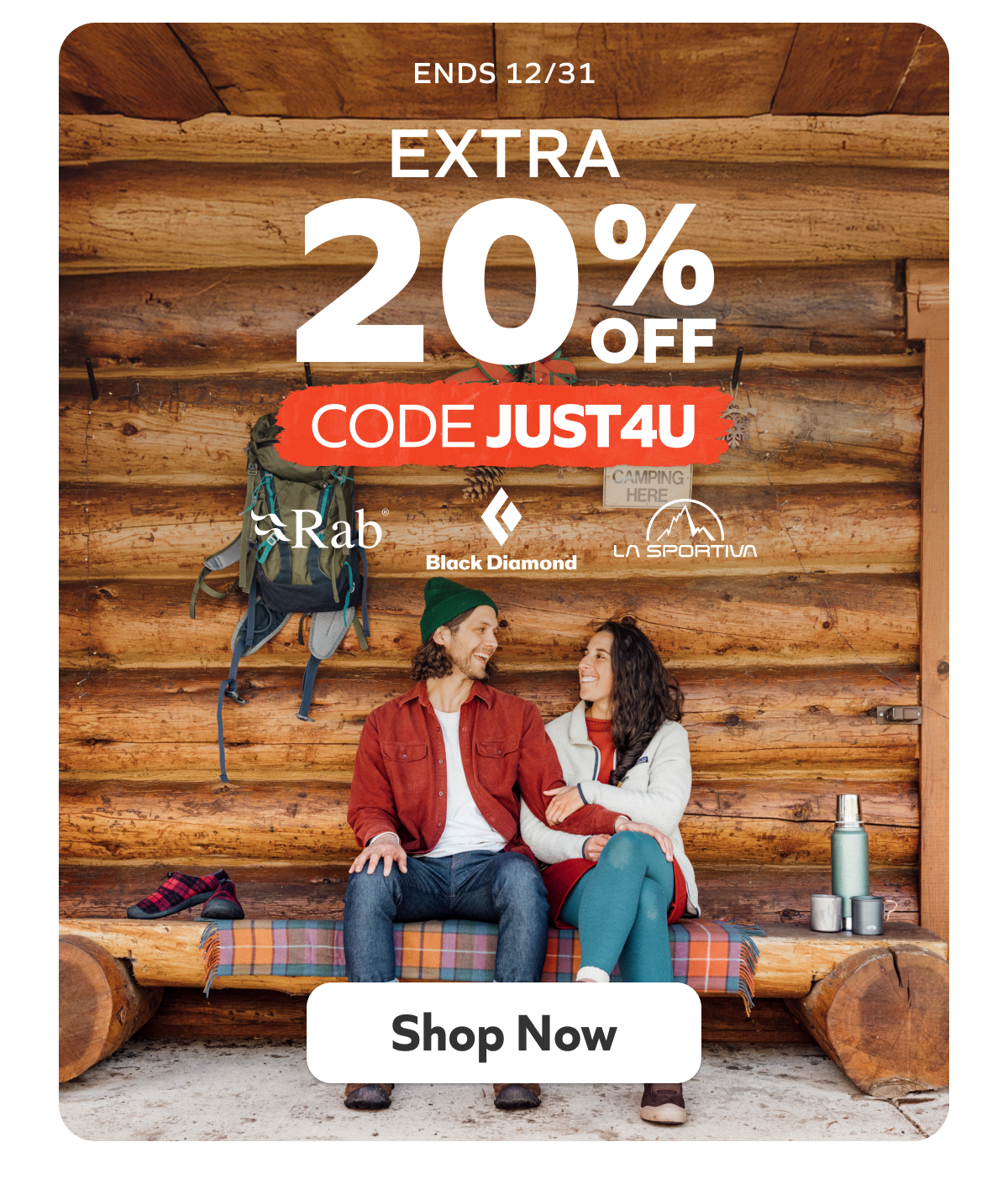 Extra 20% off with code JUST4U. Shop Now!