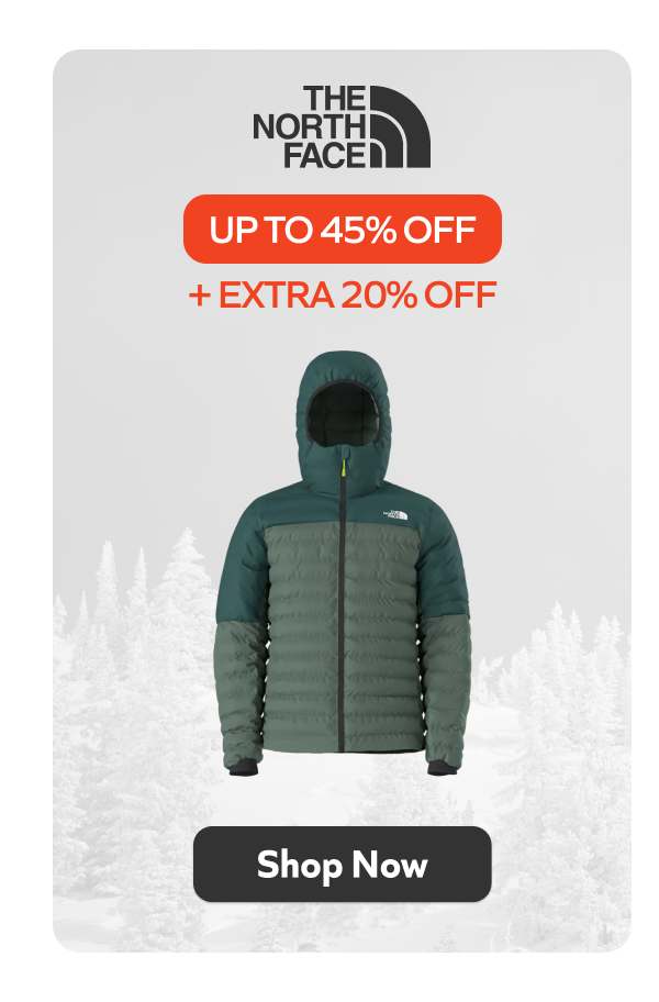 The North Face - Up to 45% off + extra 20% off. Shop Now!