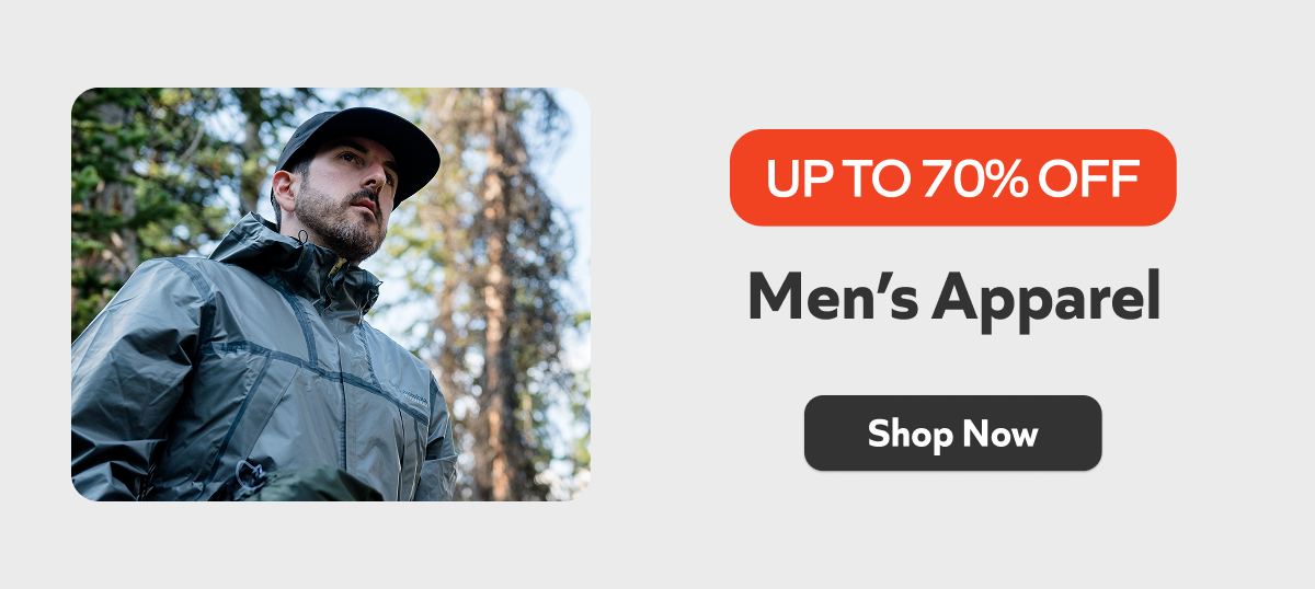 Up to 70% off - Men's Apparel. Shop Now!