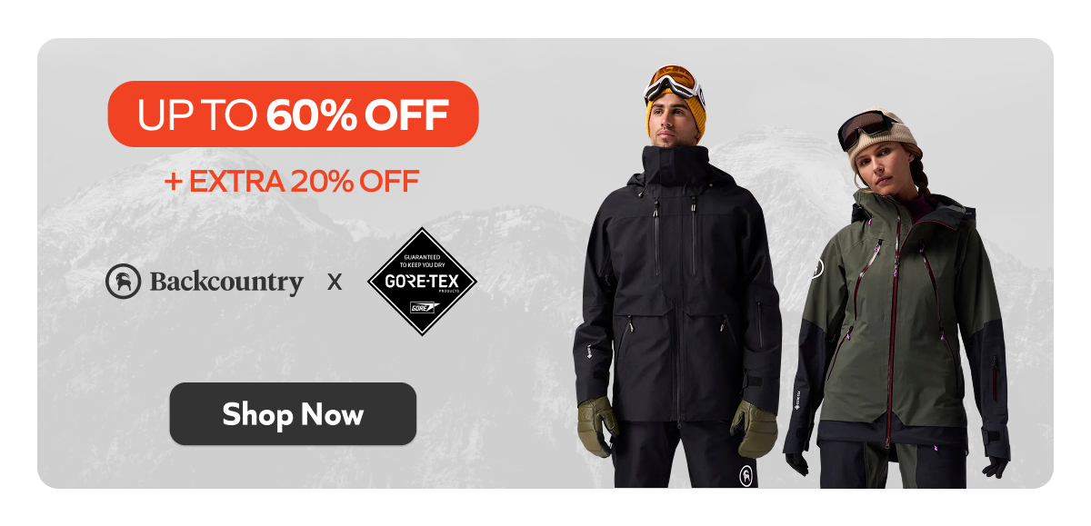 Up to 60% off Backcountry + Extra 20% off - Shop Now