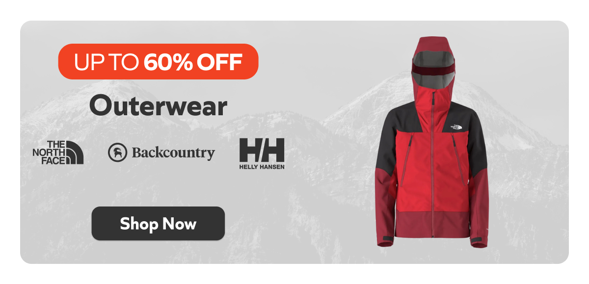 Up to 60% off Outerwear - Shop Now