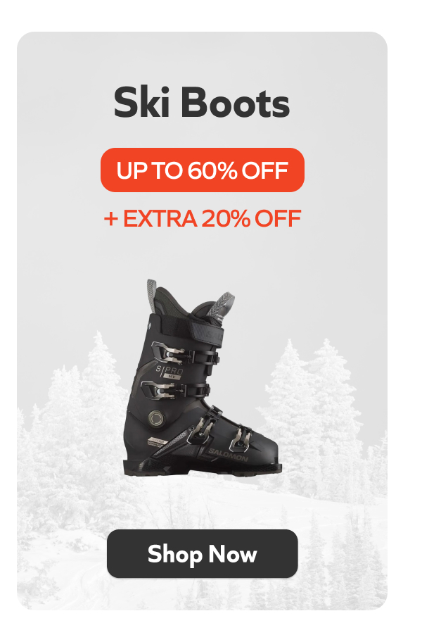 Up to 60% Off Ski Boots + Extra 20% Off - Shop Now