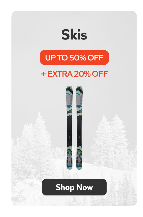 Up to 50% Off Skis + Extra 20% Off - Shop Now
