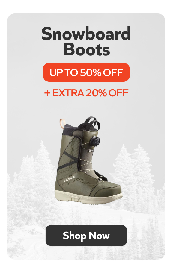 Up to 50% Off Snowboard Boots + Extra 20% Off - Shop Now