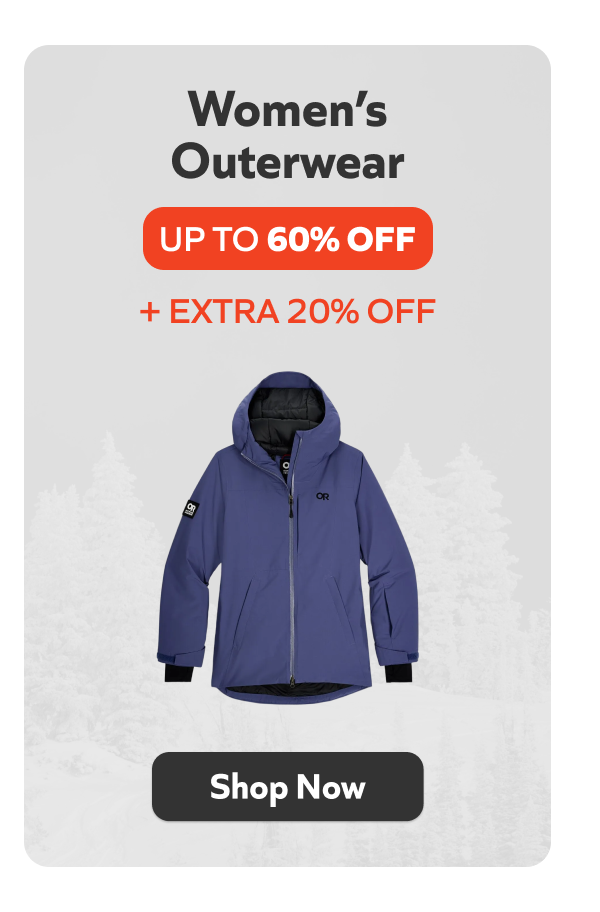 Women's outerwear - Up to 60% off + extra 20% off. Shop Now!