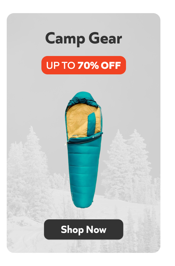 Camp Gear - Up To 70% Off - Shop Now